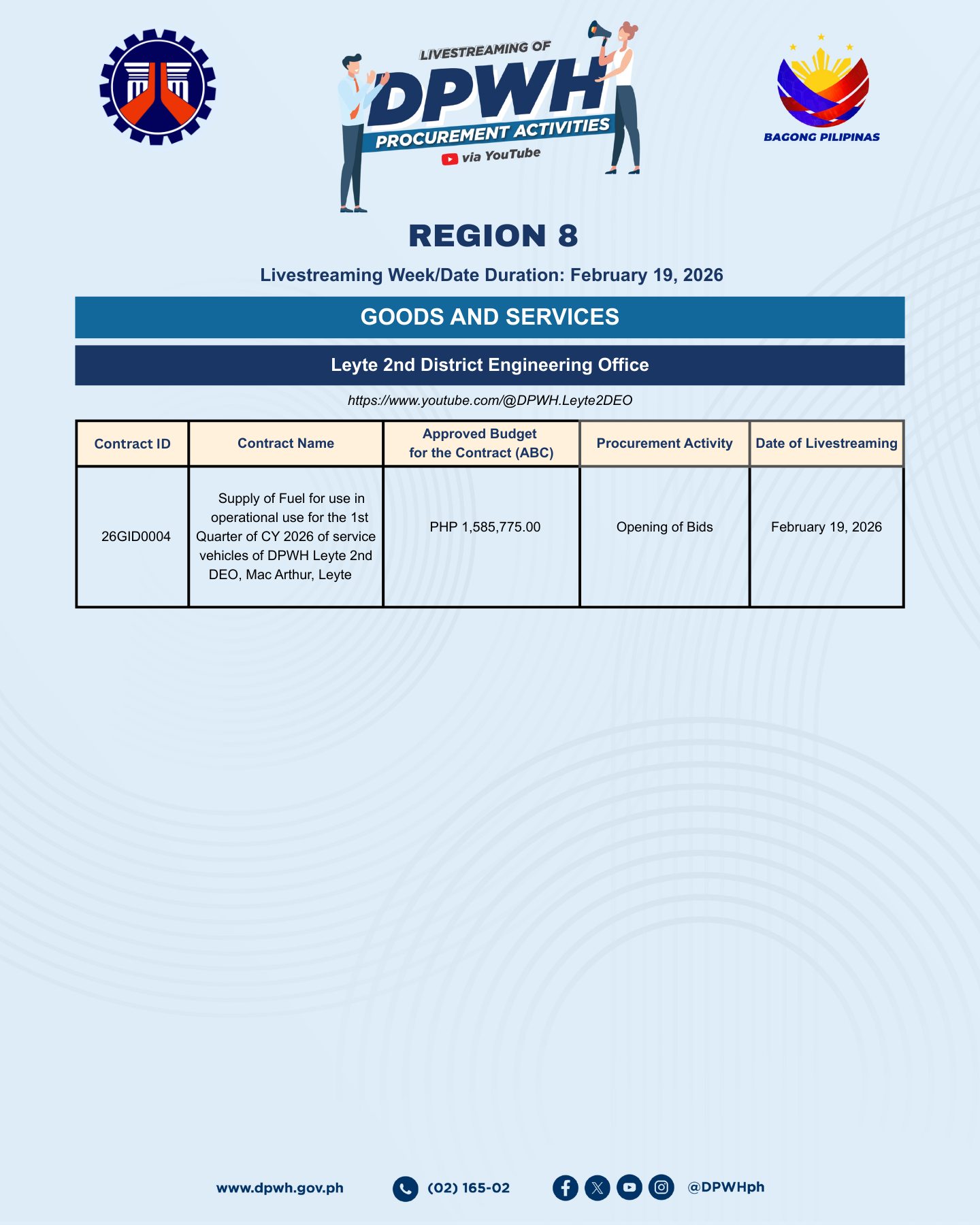 Region 8 - DPWH - ROAD ADVISORY UPDATE From DPWH 8 - Leyte... | Facebook