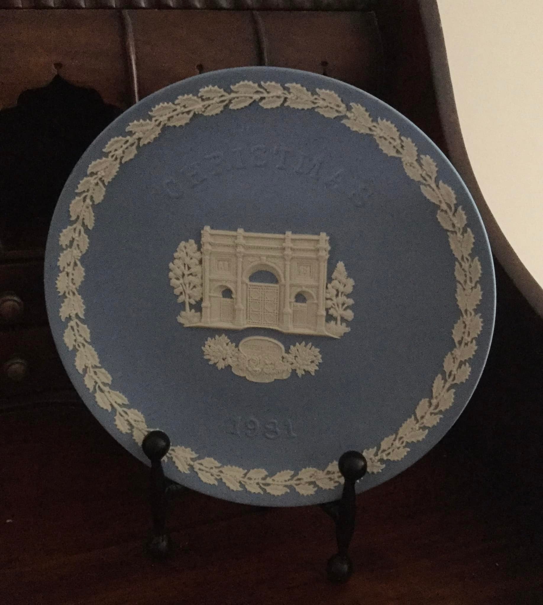 Wedgewood plate signed by artist