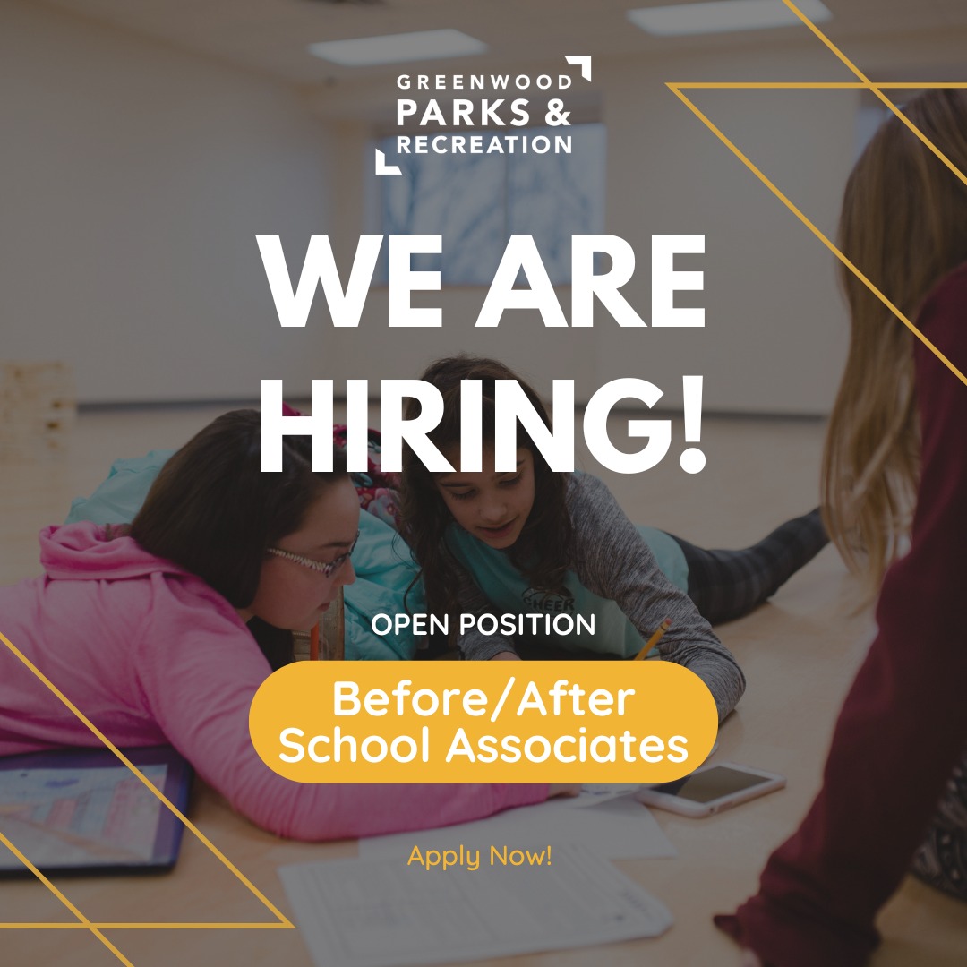🌟 Join Our Team at... - Greenwood Parks and Recreation | Facebook