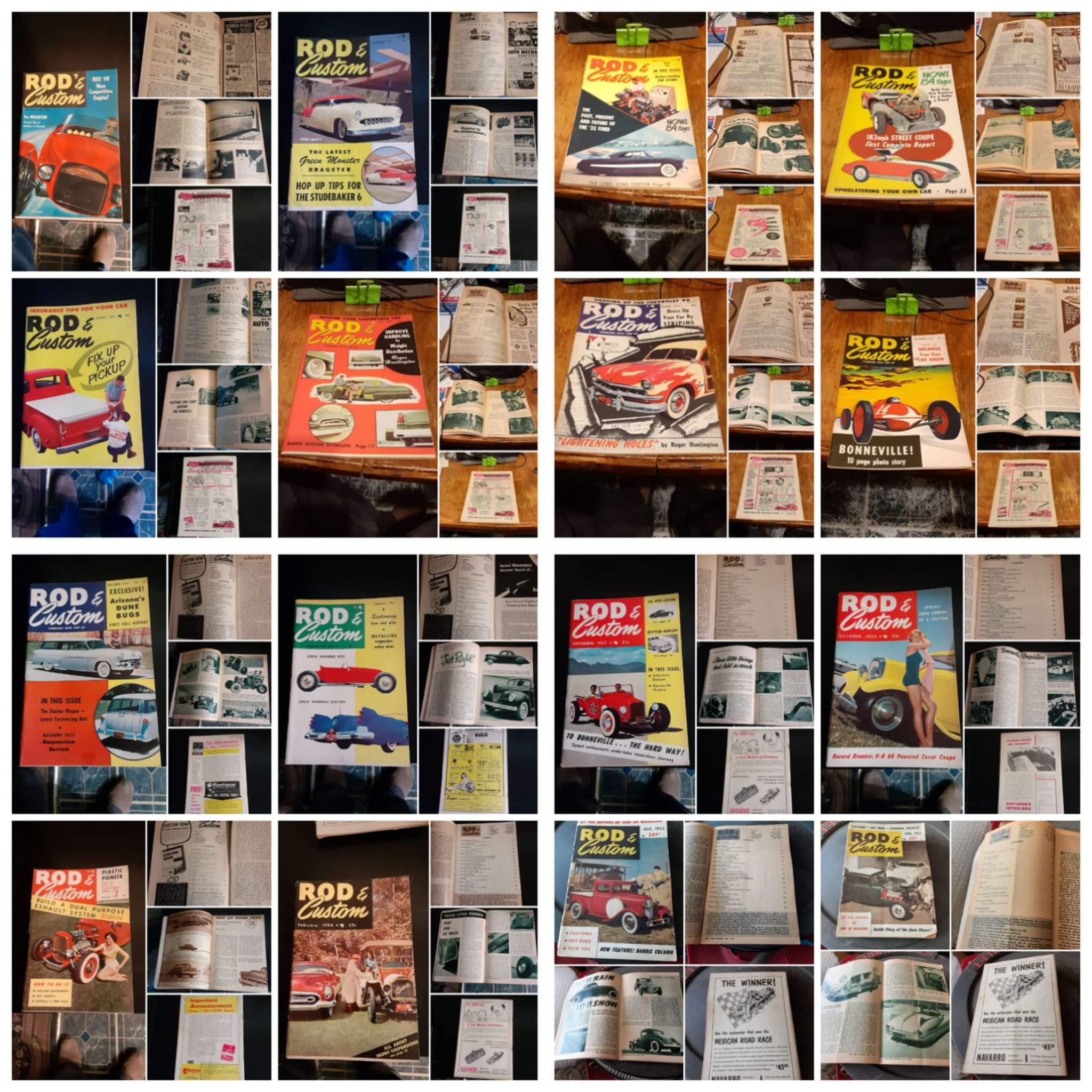 12 full issues for 2002 Rod & Custom Magazines $15. Contact Mike