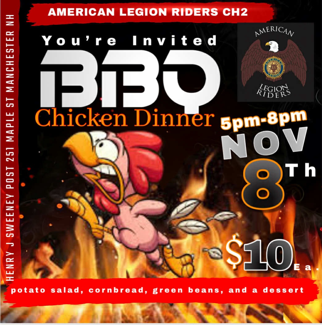 RIDERS BBQ CHICKEN DINNER