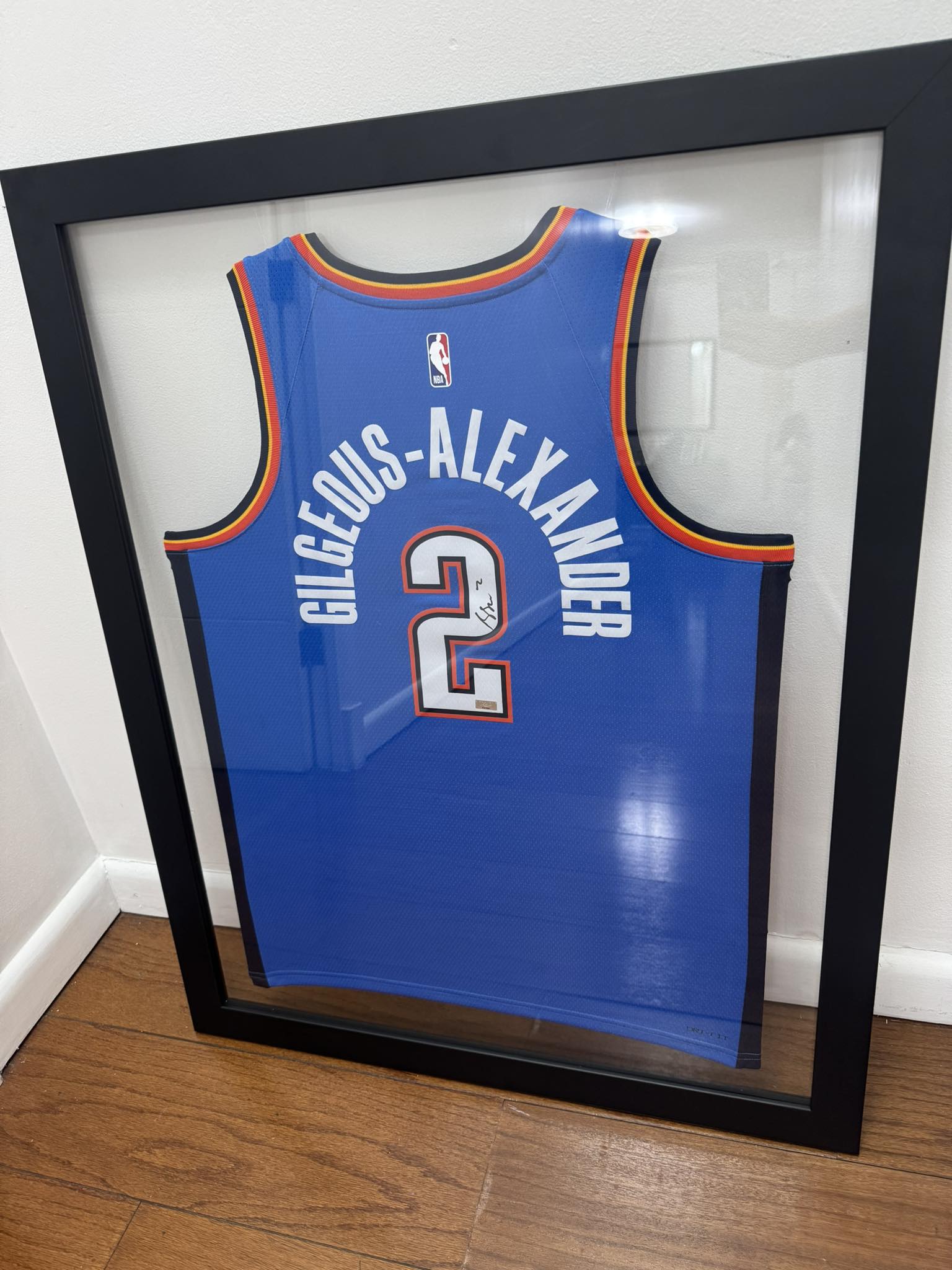 Signed SGA jerseys MVP / Finals MVP / NBA Champ ₱60,000 framed 