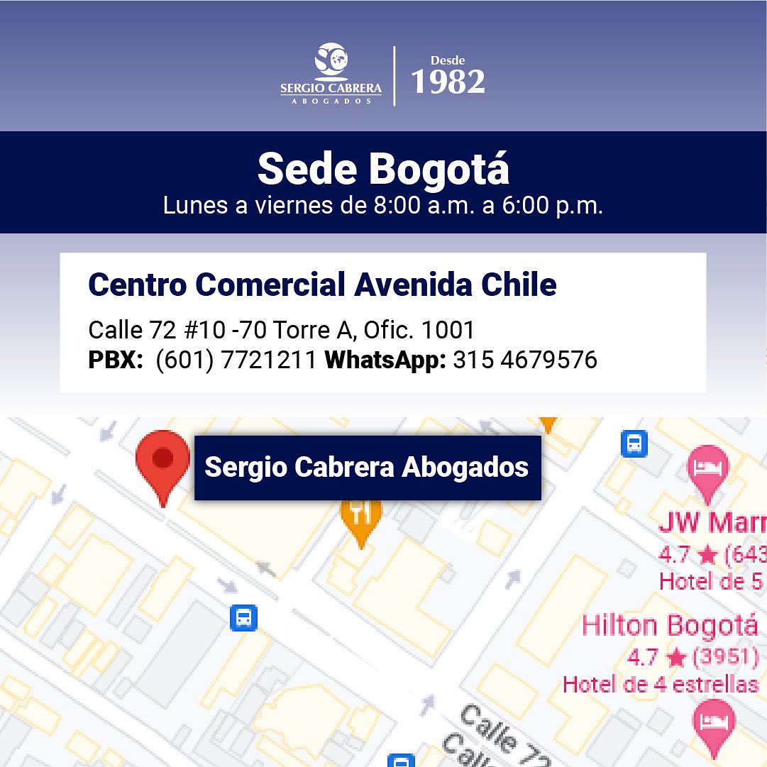 Sergio Cabrera Abogados | Santiago de Cali
