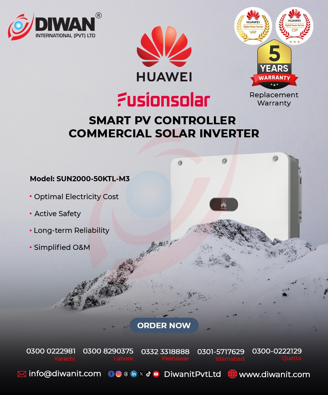 Diwan - Huawei Fusionsolar – Smart PV Controller for Commercial Solar ...