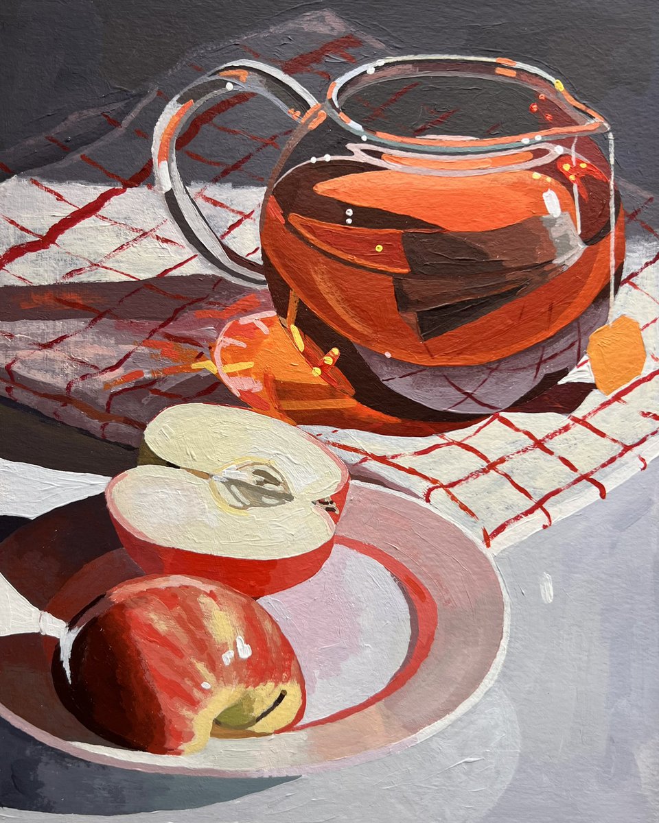Leah Gardner's Coffee Cup oil painting