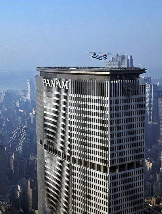During the mid-1960s, New York's Pan Am Building featured a