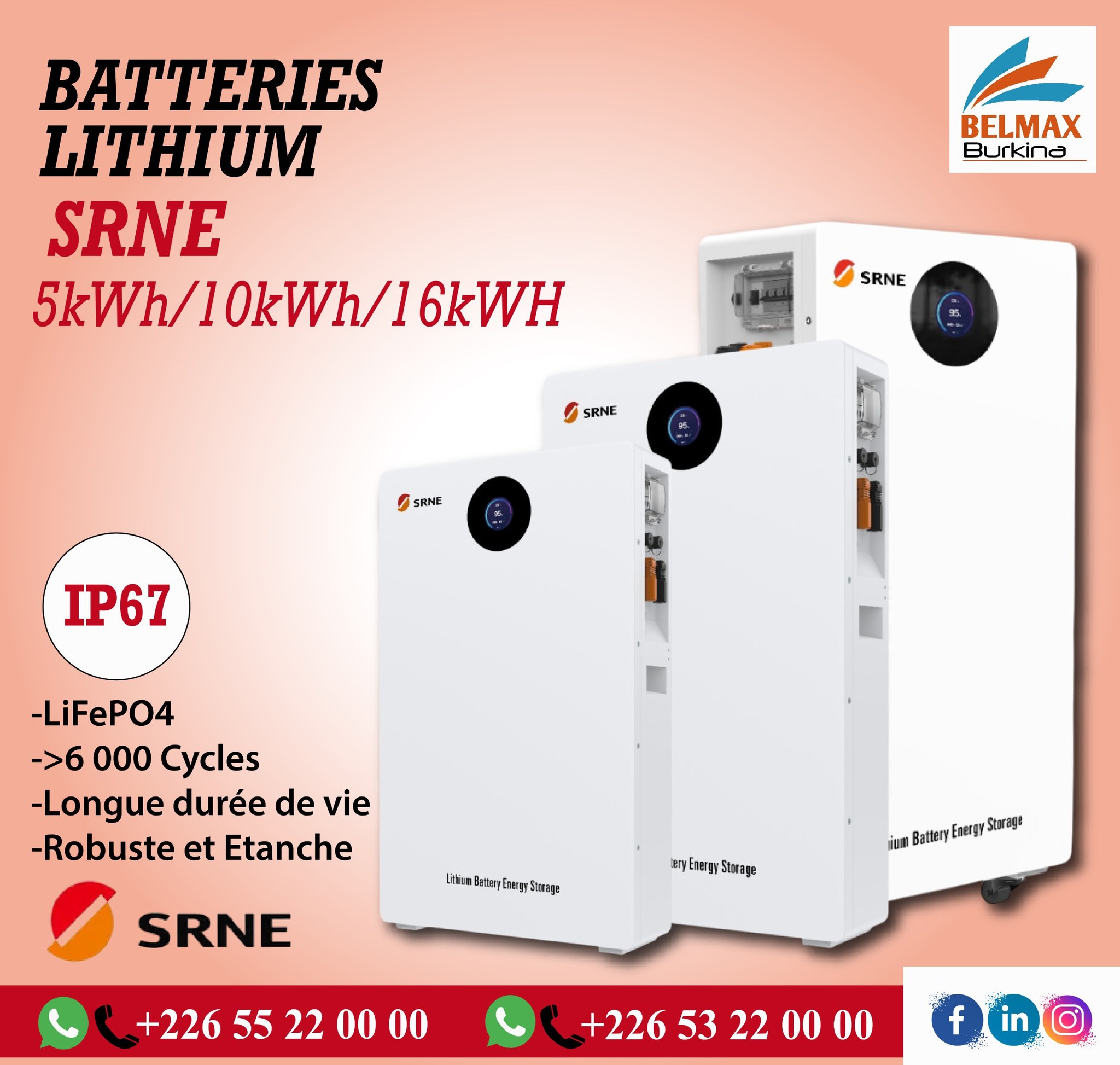 BELMAX - ⭕⭕ Batteries Lithium SRNE : la puissance au service de la ...
