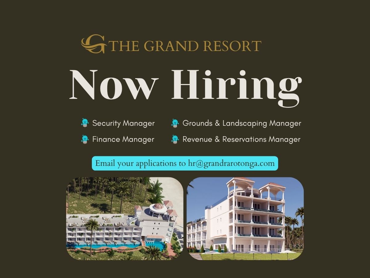 sptojobslink - 🌺 𝐑𝐀𝐑𝐎𝐓𝐎𝐍𝐆𝐀! 🌺 𝗧𝗵𝗲 𝗚𝗿𝗮𝗻𝗱 𝗥𝗲𝘀𝗼𝗿𝘁, Rarotonga’s first-ever ...
