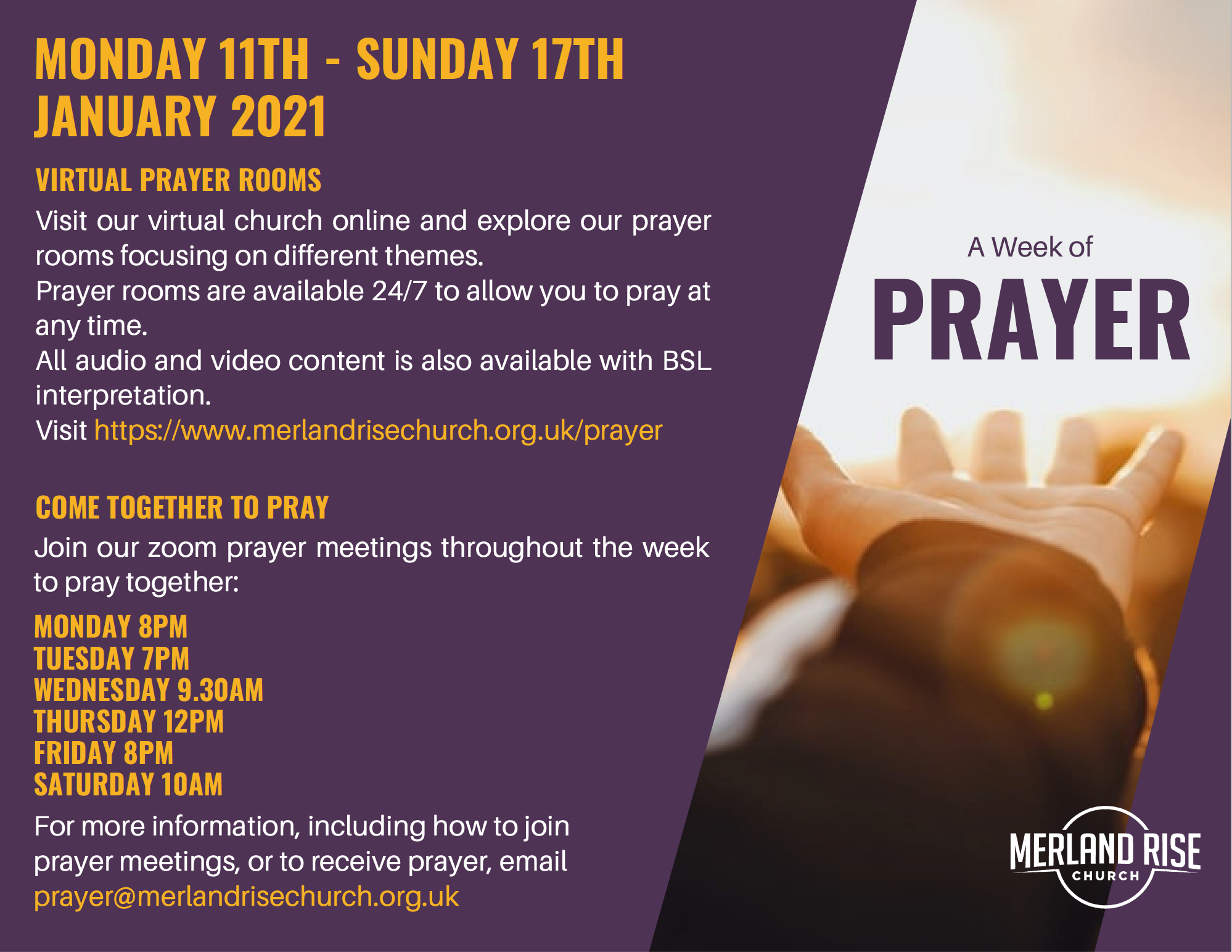 Deaf Ministry at Merland Rise Church | Tadworth