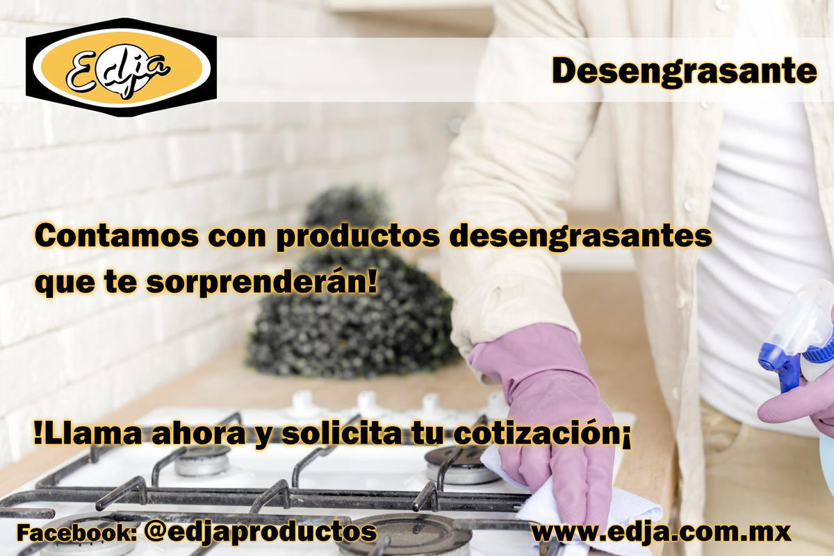 Edja - En EDJA Productos químcos de limpieza contamos con ...