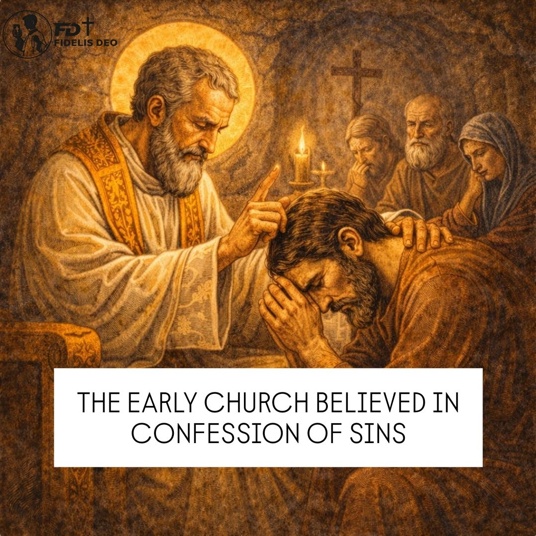 Fidelis - Confession is not a later Catholic invention. It is rooted in ...