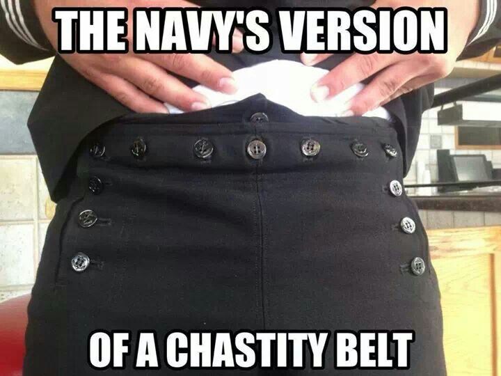 Why do US Navy sailors have 13-button pants?