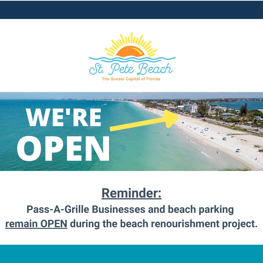 City - 🏖🏖 Beach Nourishment Project Update 🏖🏖 As a reminder, all Pass-A ...