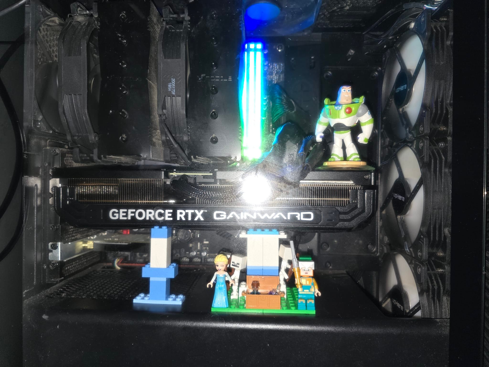 Custom PC with 4070ti GPU and 5800x processor