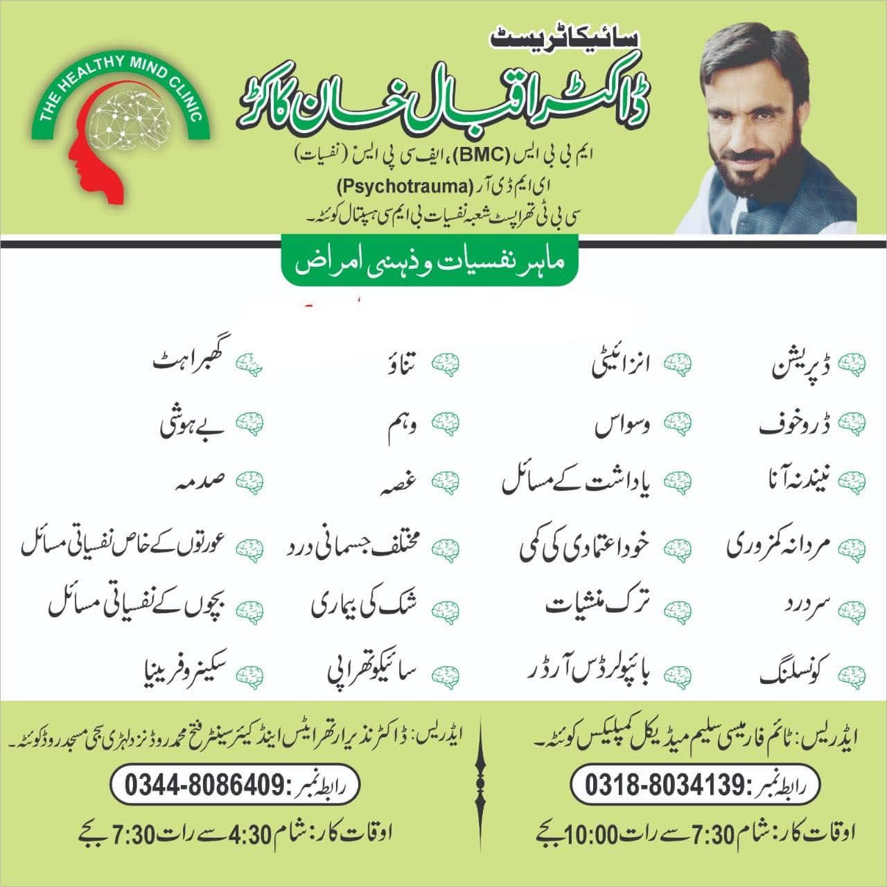 Dr. Iqbal Khan Kakar | Quetta