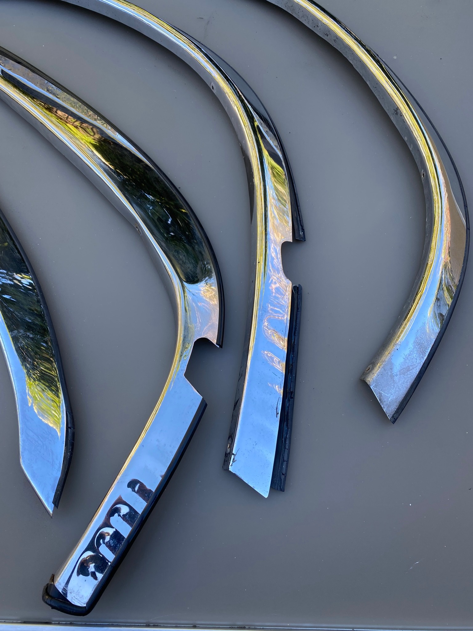 For Mercedes 560SL 380SL 450SL 72-89 R107, Chrome Wheel Arch Trim ...