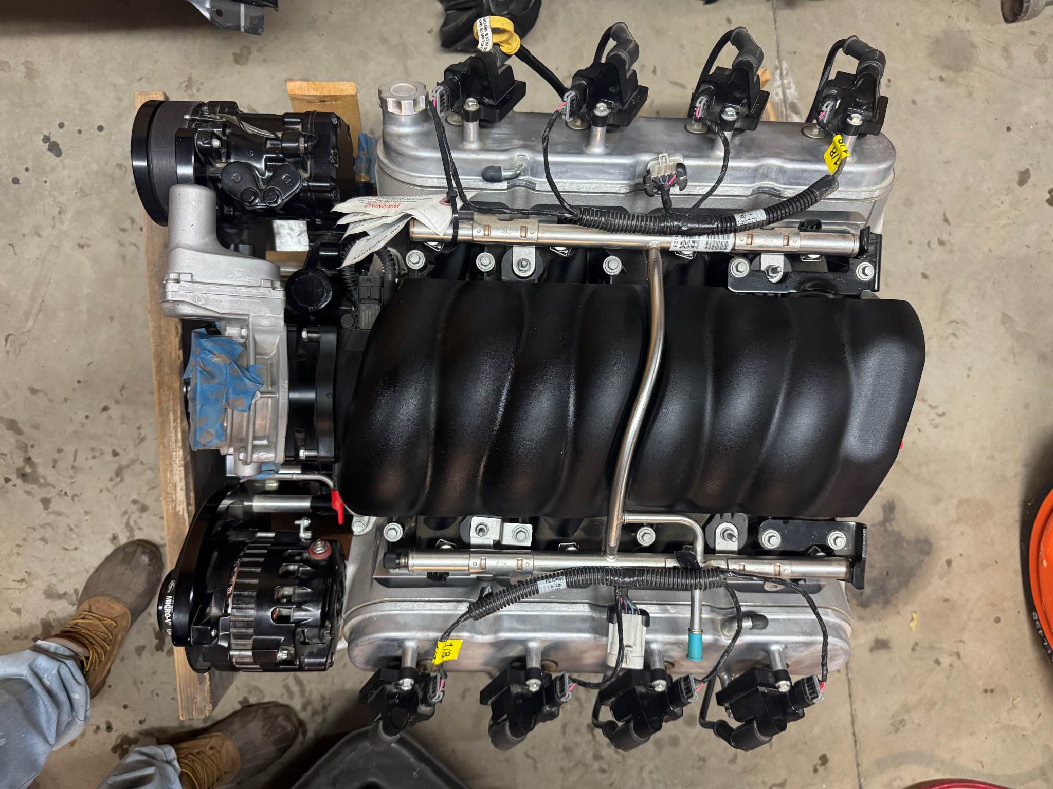 BluePrint Engines Chevy LS 376 C.I.D. 530 HP EFI LS3-Style Long Block ...