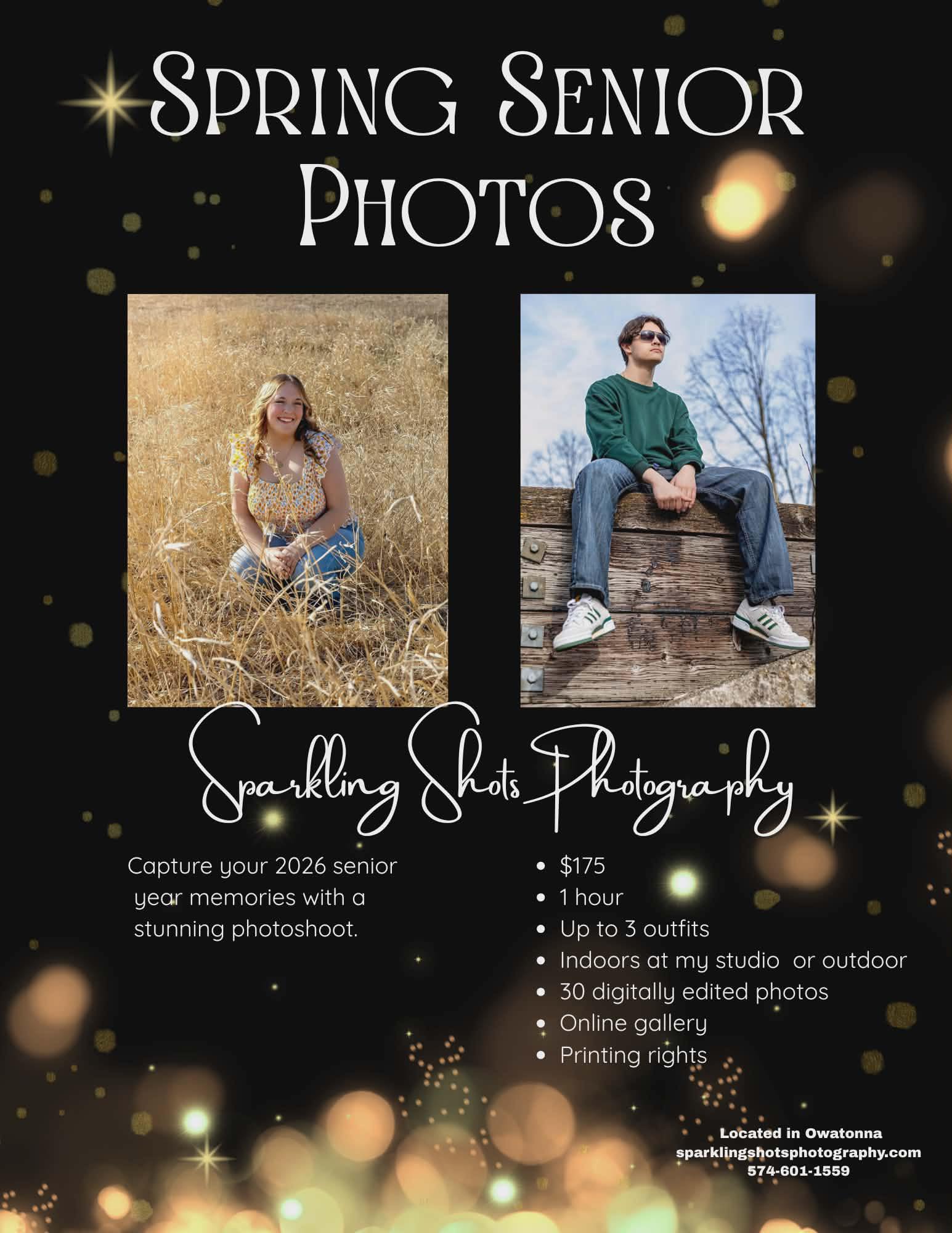 Spring senior sessions are... - Sparkling Shots Photography | Facebook