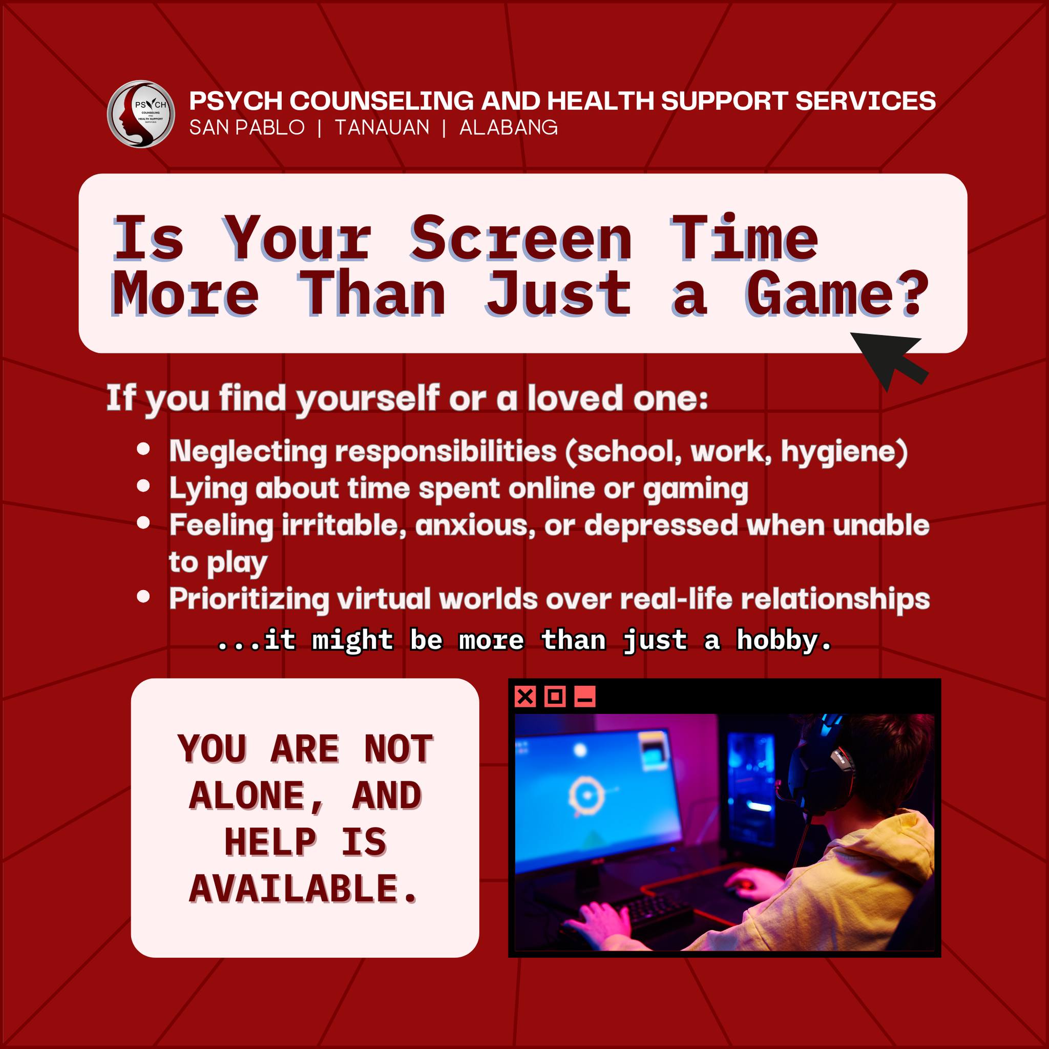 Psych - Is Your Screen Time More Than Just a Game?‼️🎮 Online and gaming ...