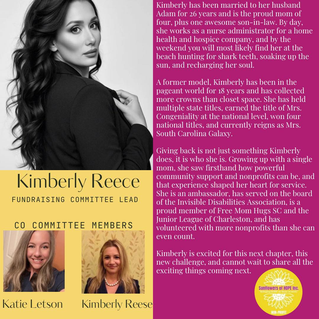 Sunflowers - 🌻📣🌻Sunflowers of HOPE Inc. Is honored to have Kimberly ...