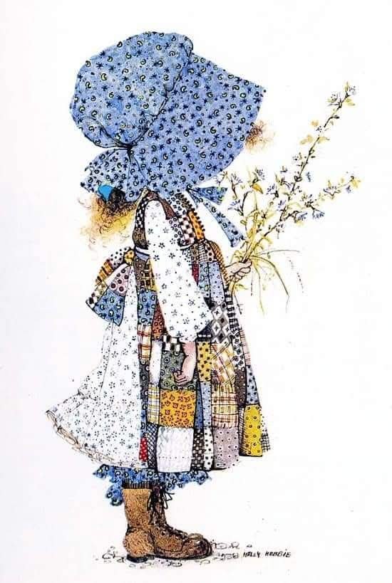 Holly Hobbie wall plaque from childhood