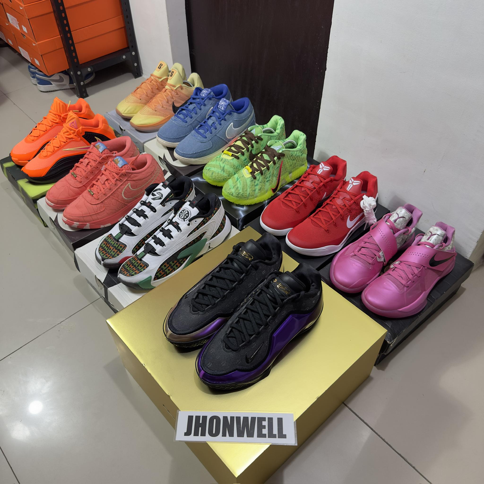 Available Onhand Basketball & Running Shoes