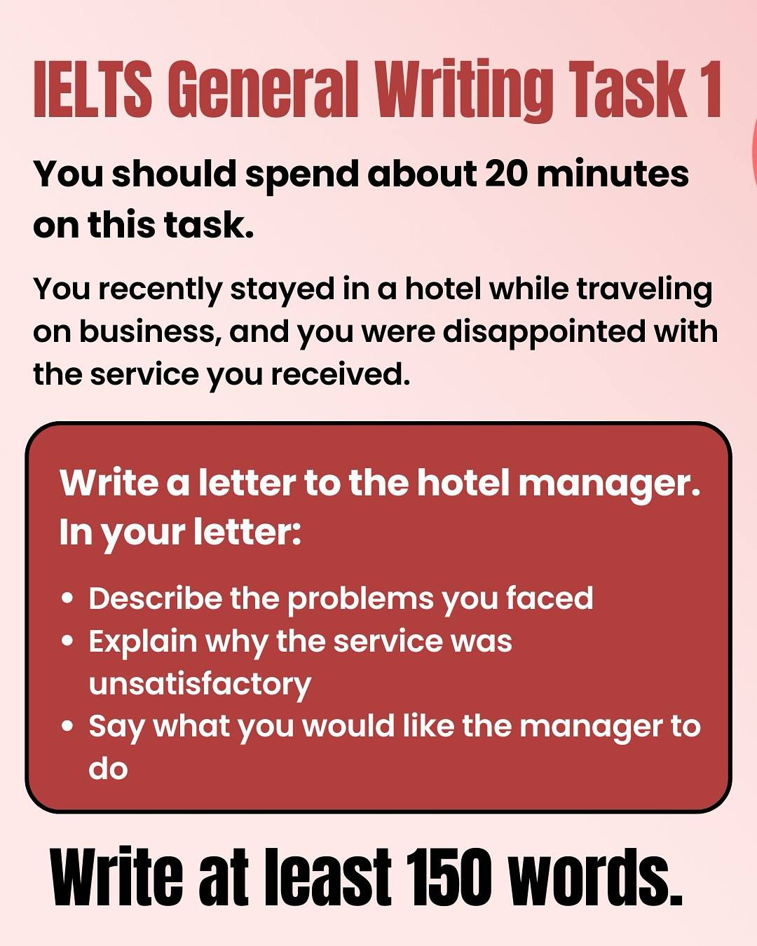 𝕀𝔼𝕃𝕋𝕊 𝔻𝕣𝕖𝕒𝕞 - 📘 GT IELTS Writing Task 1 🔴 Only for... | Facebook