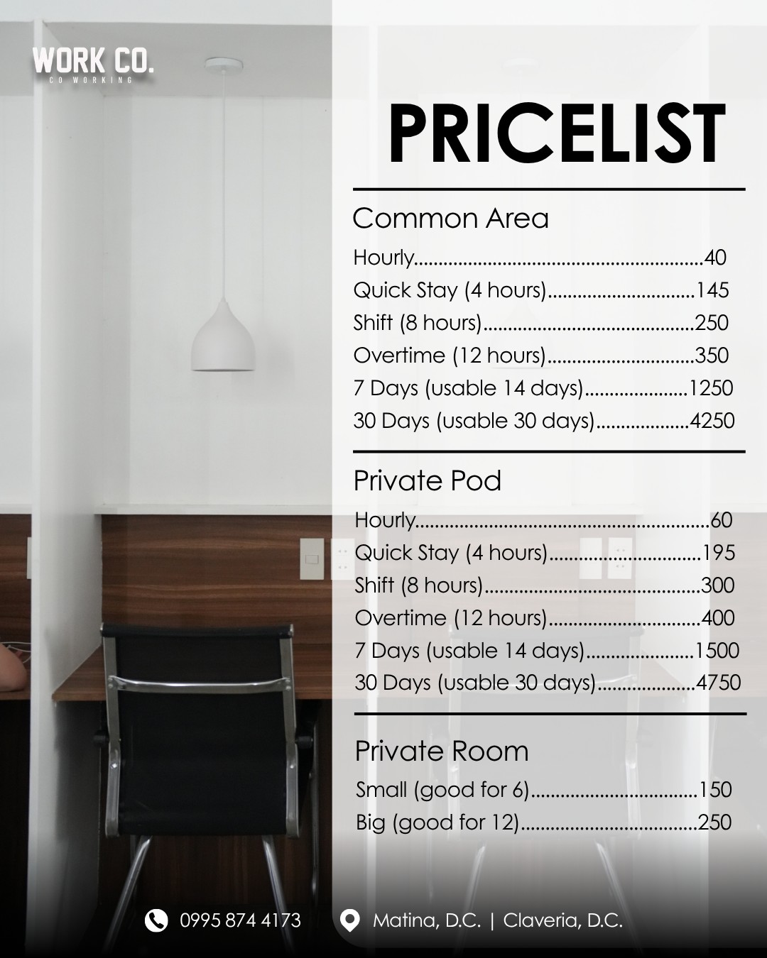 Work-Co. - Plan your productivity! 🗓️ Check out our updated Pricelist ...