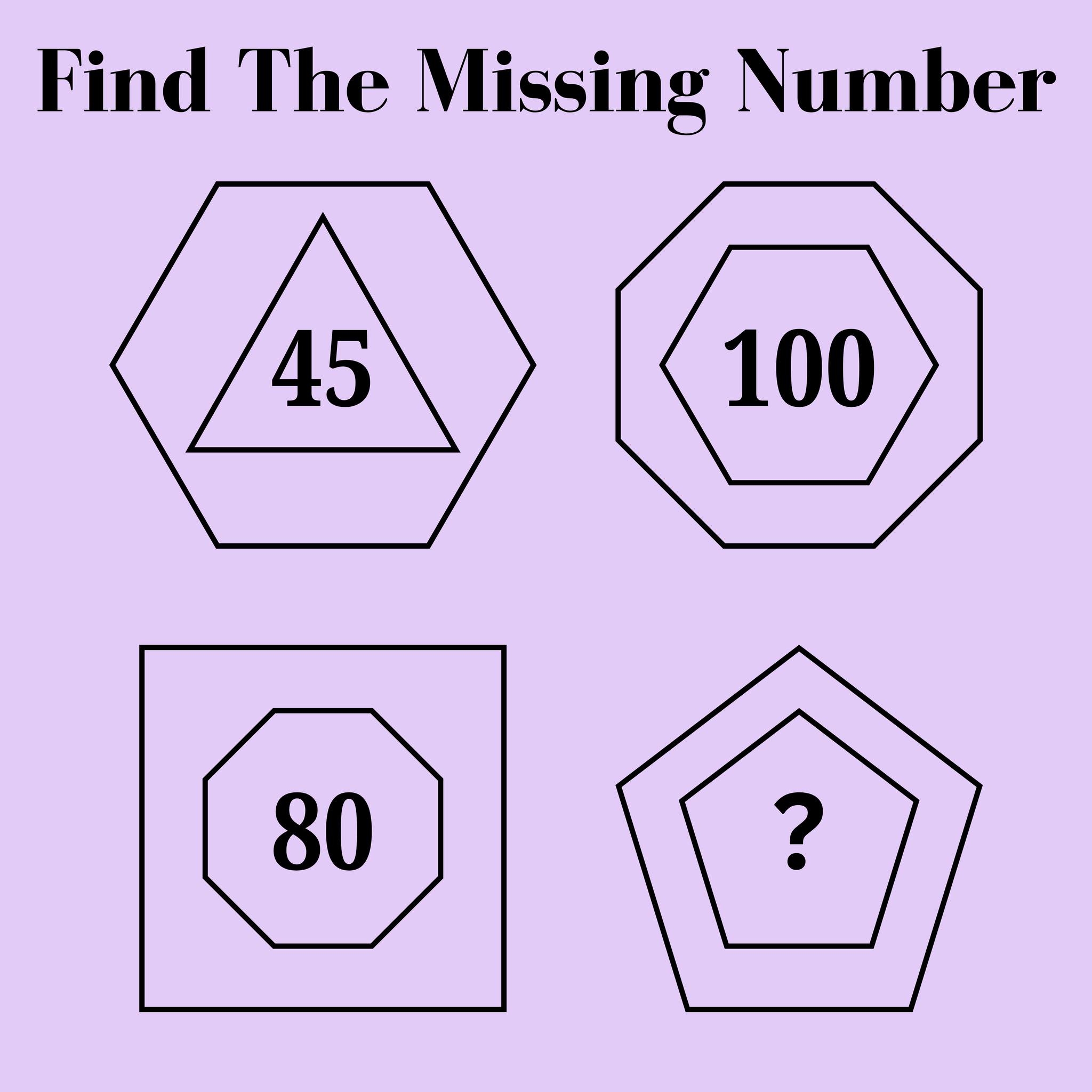 CrLazy - Shapes are hiding the secret! Can you crack the missing number ...
