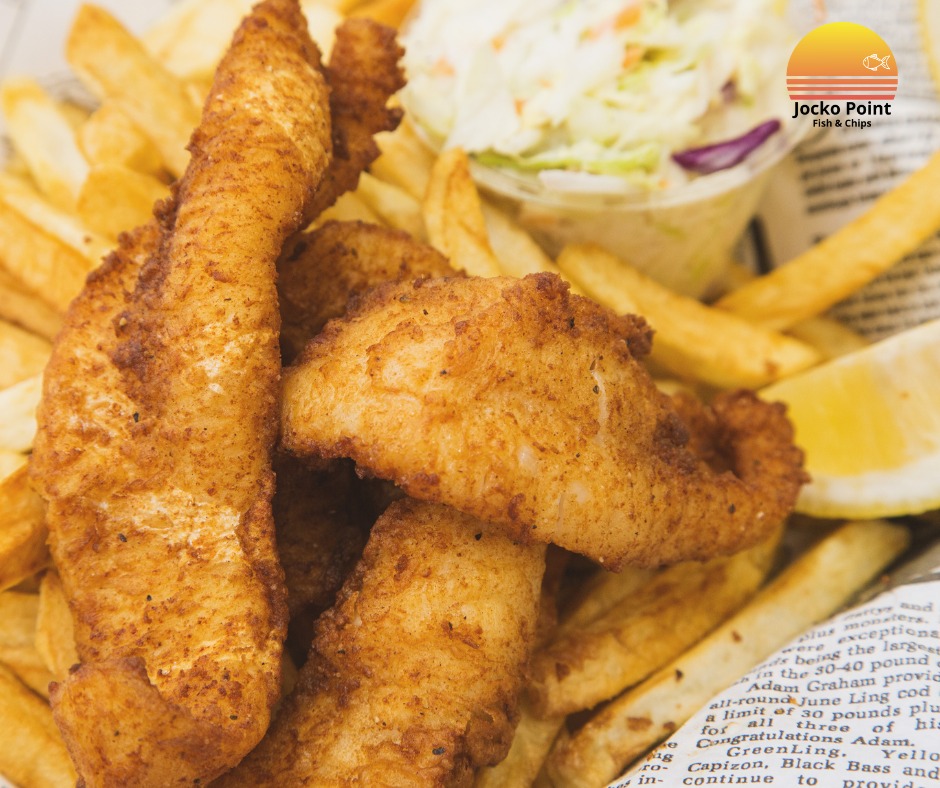 Lightly seasoned to... - Jocko Point Fish and Chips | Facebook
