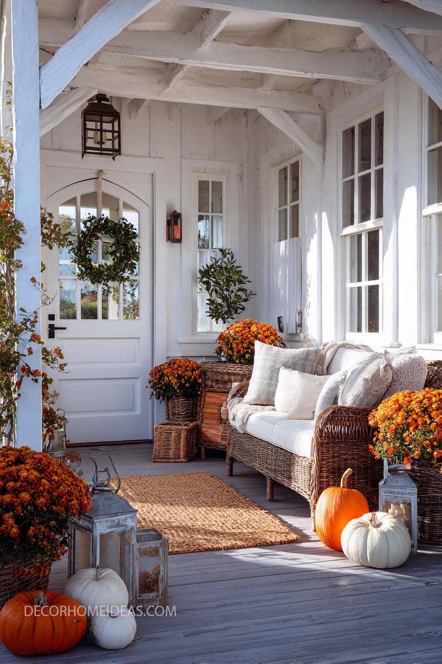 Decor - 14 Gorgeous Mums Front Porch Fall Displays ⬇ | Facebook