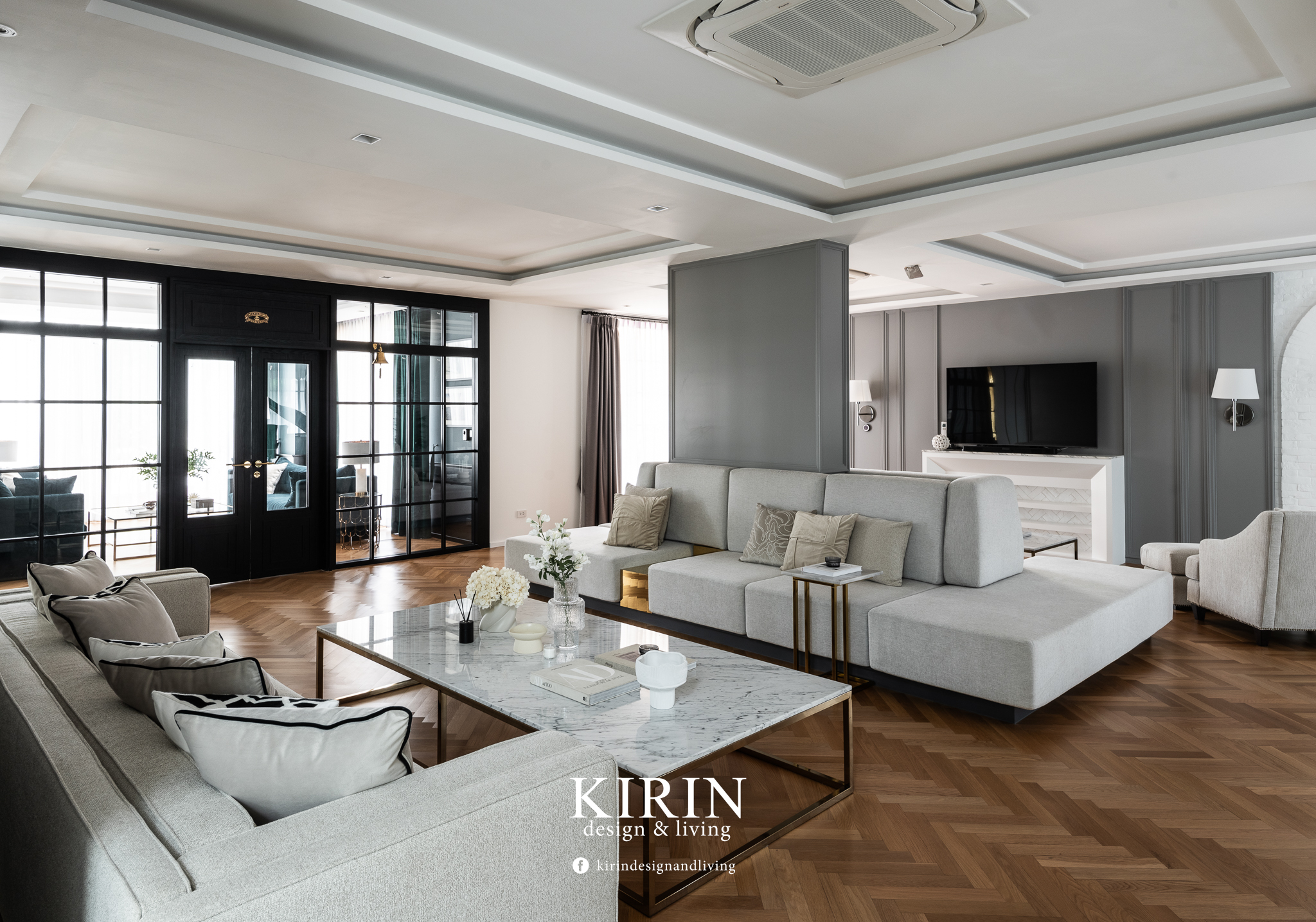 KIRIN design&living - ส่วน Living จะมี 2 ชุดใช้ได้ทั้งรับแขกและนั่งเล่น ...