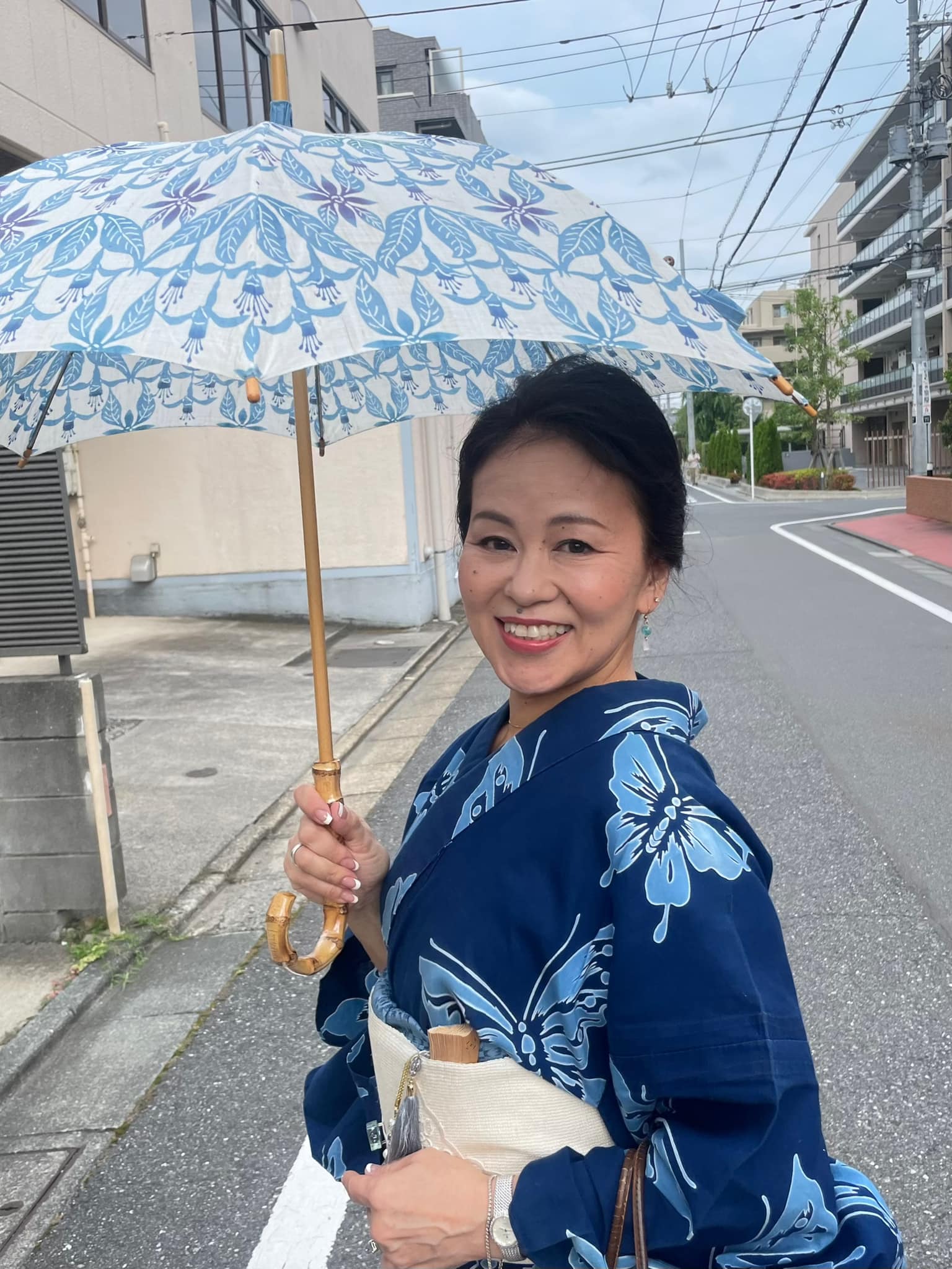 新品『竺仙』浴衣反物『綿紬』◇玉むし◇ゆり桔梗秋草◇白□夏着物□反 