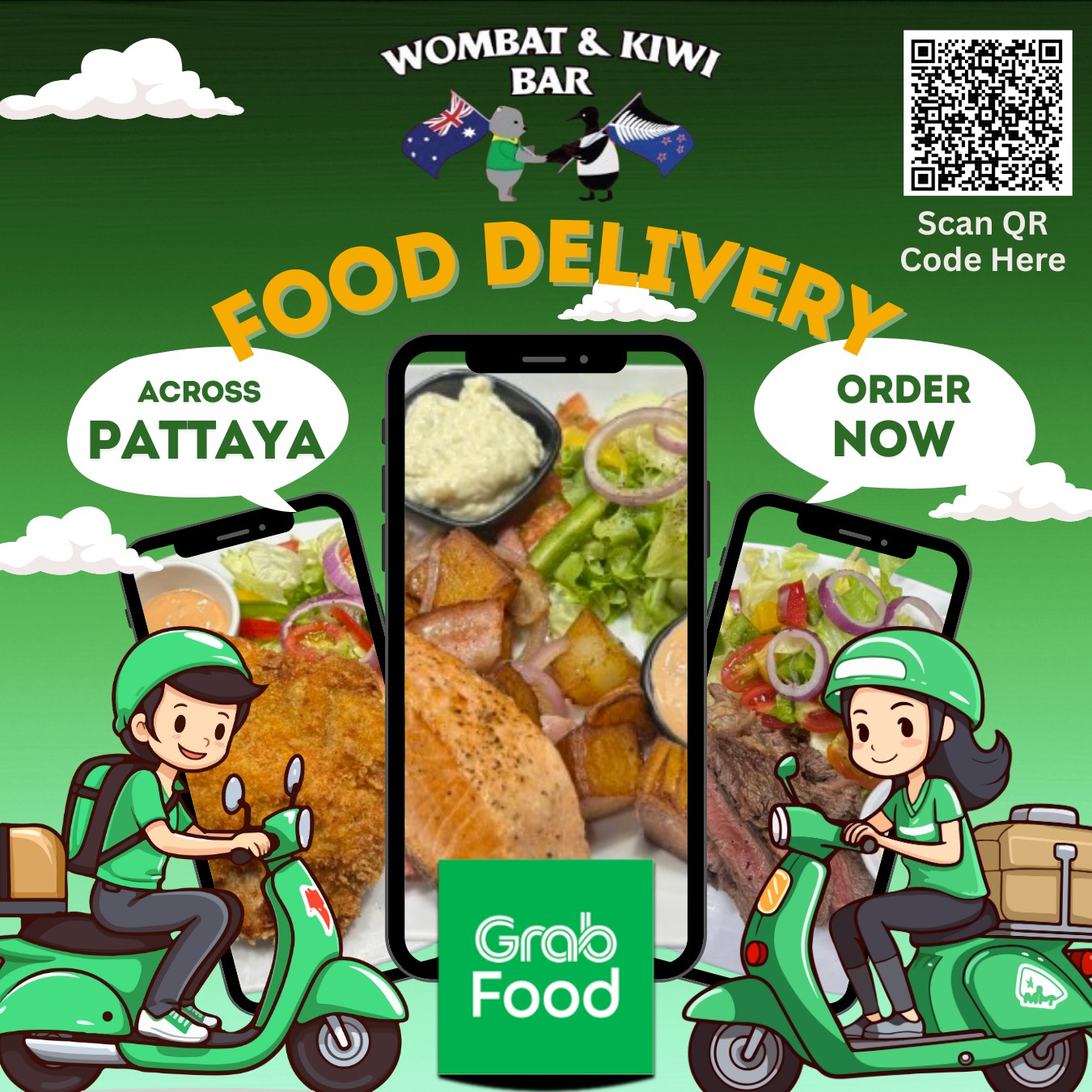 Wombat - Hungry in Pattaya or Jomtien? We’ll Bring the Feast to You! 🚗🍔 ...