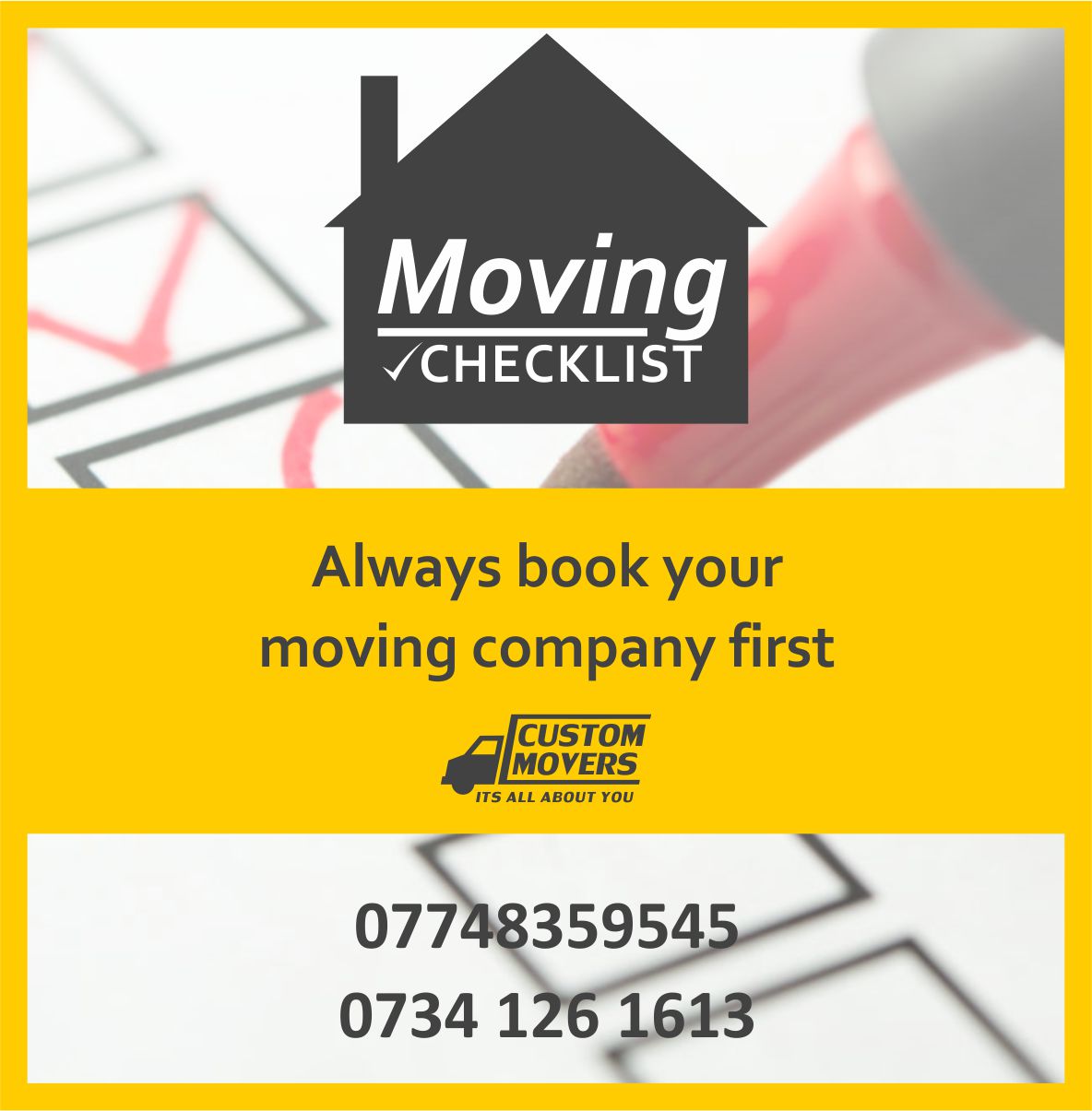 Custom Movers - To ease the stress of moving, always book your moving ...