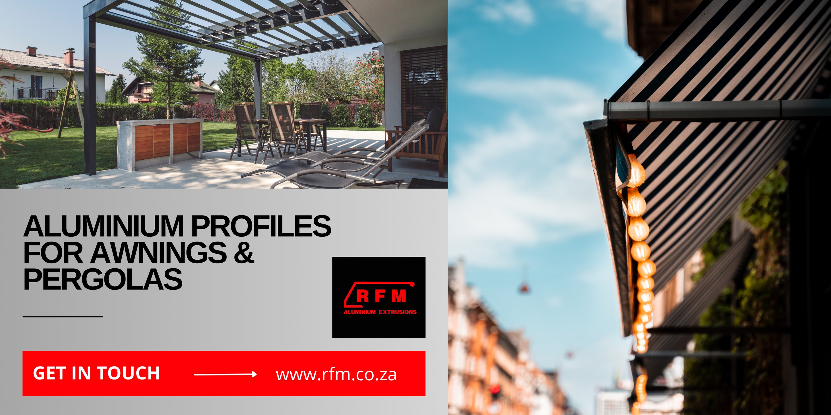 rfmetals - ☀ Aluminium Profiles for Awnings & Pergolas RFM offers a ...