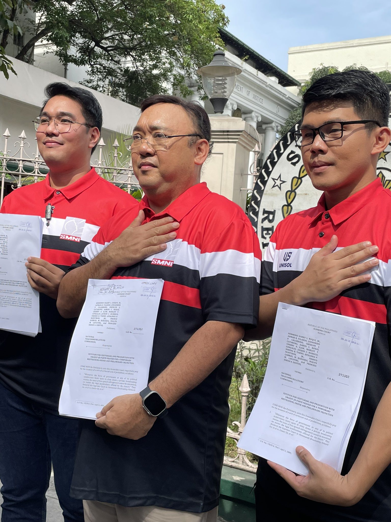 ABS-CBN News - LOOK: SMNI anchors and reporters file...