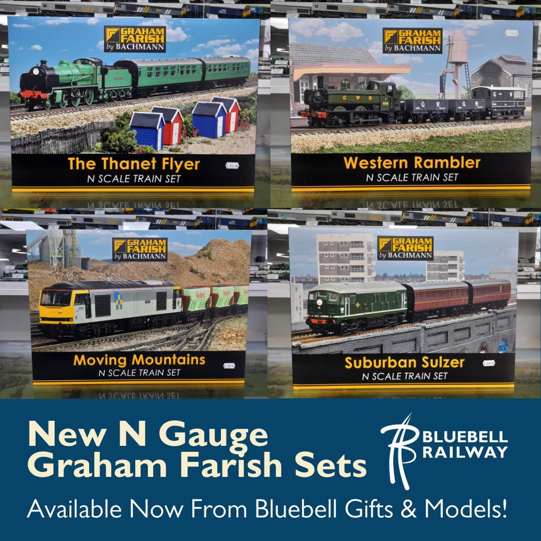 New At Bluebell Gifts & Models- New N Gauge Graham Farish Sets
