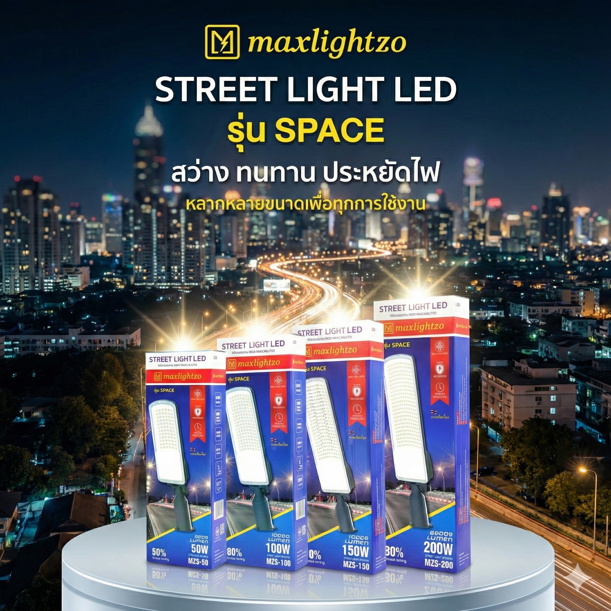 Max - ทางเข้าบ้านมืด! ถนนในซอยเปลี่ยว! จบปัญหาด้วย Maxlightzo LED ...