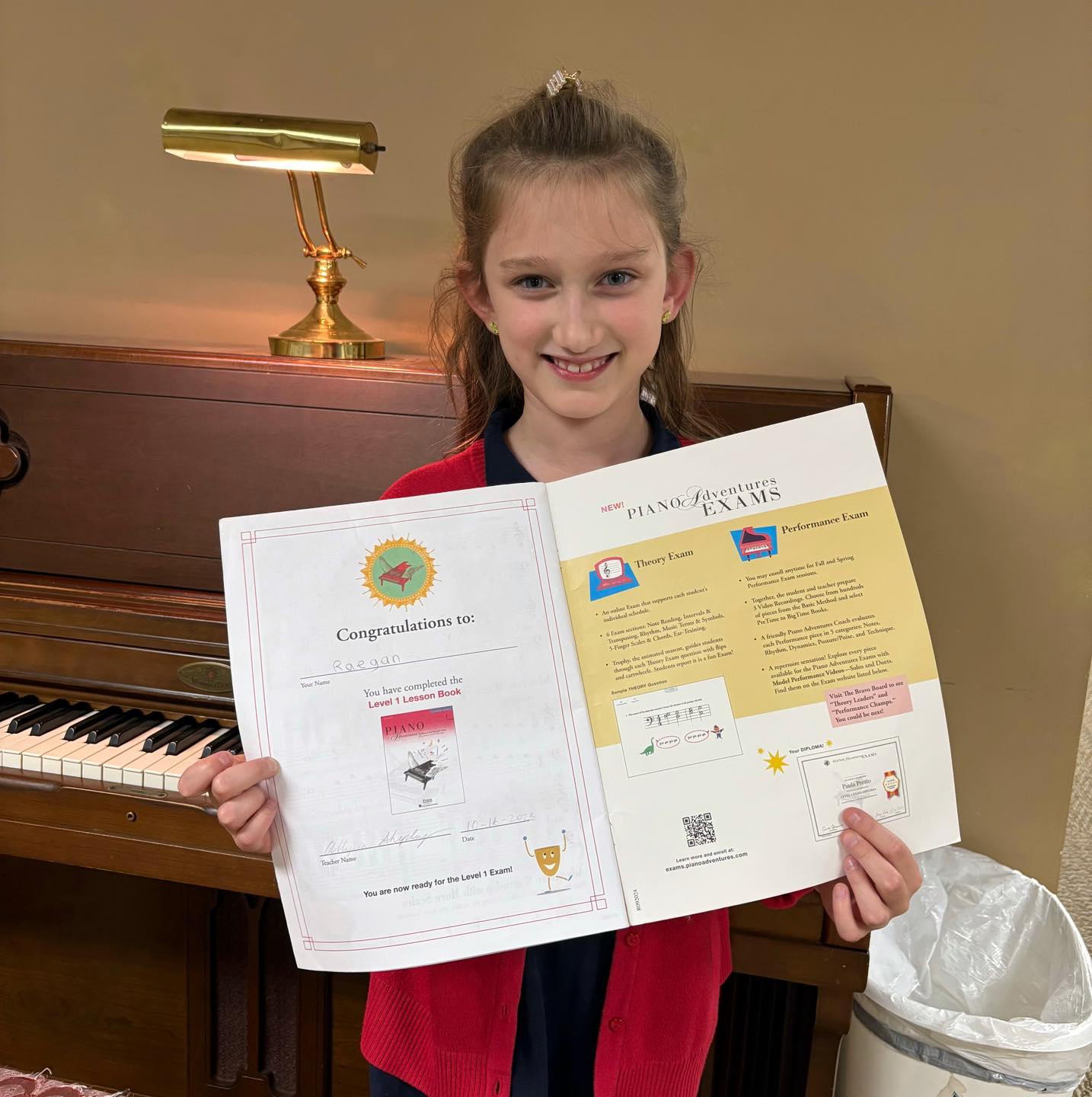 Congratulations to Raegan for... - Joyful Noise Piano Studio | Facebook