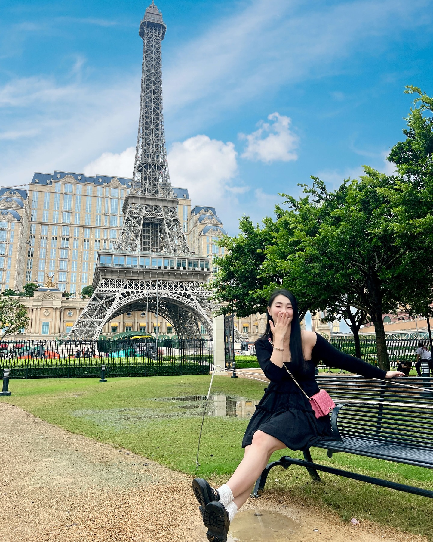 林韻琳 - Linlin in Paris 🗼 澳門巴黎人就能有來到歐洲的浪漫感🌹 #澳門 #澳門景點 #澳門打卡...