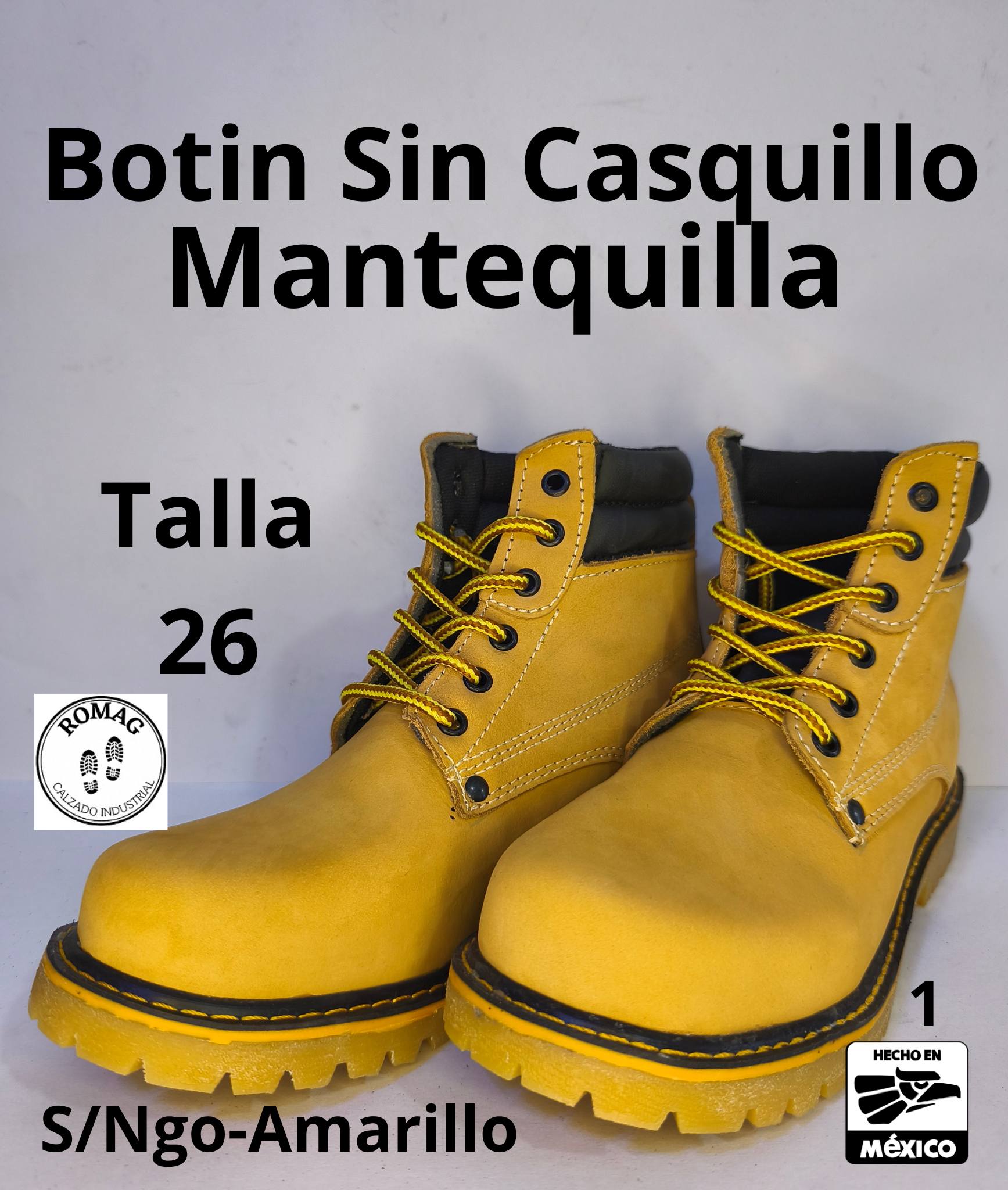 ROMAG - 🥾 Zapato tipo botín para caballero en horma Borcegui Fabricado ...