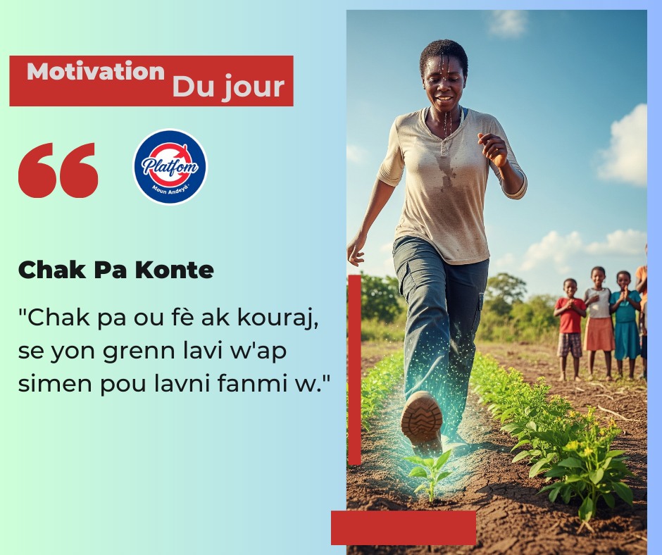 Platfom - Chak Pa Konte: Vwayaj Lavi a Lavi a se yon vwayaj. Chak jou ...