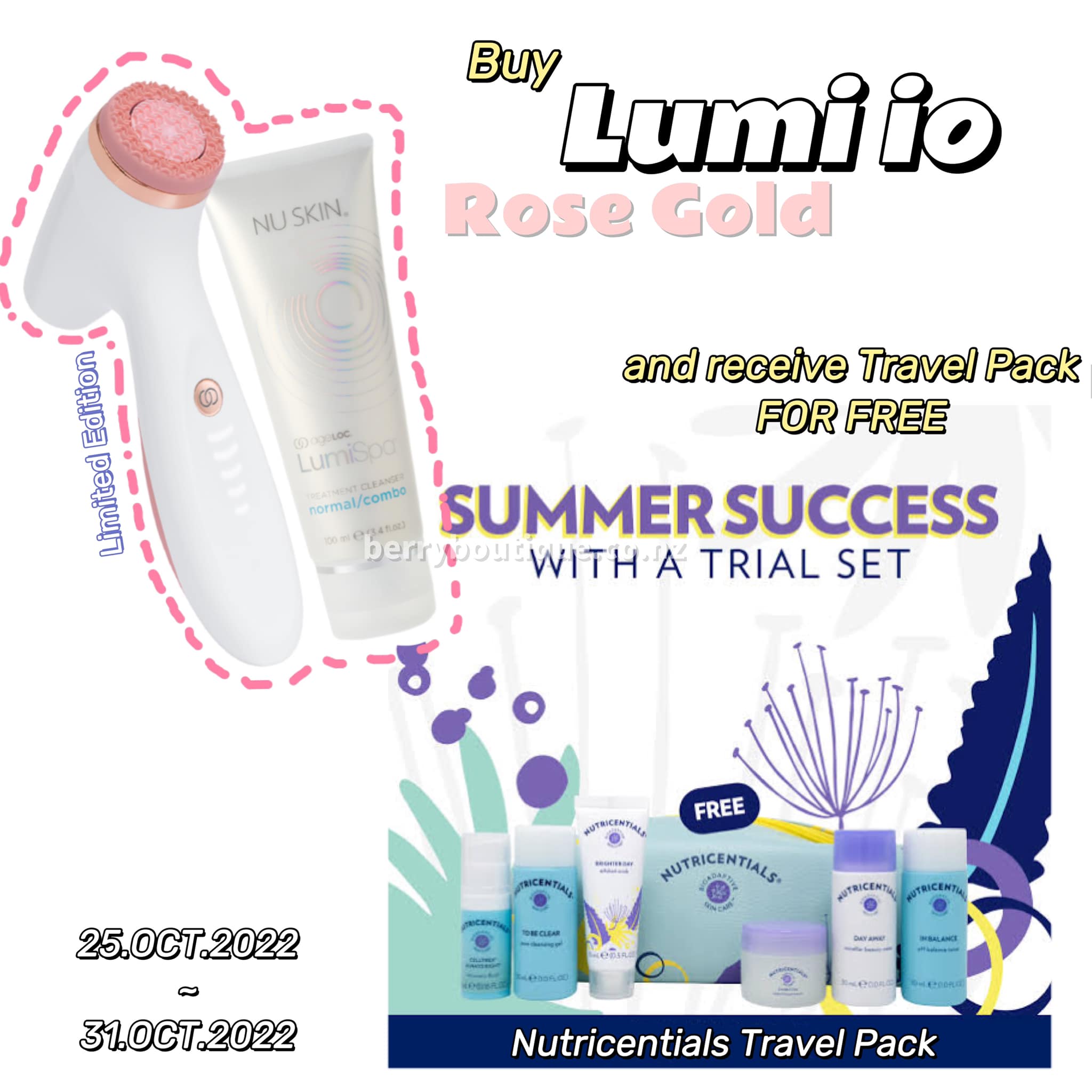 ?The ageLOC® LumiSpa® iO Rose Gold is almost here! ?LIMITED 