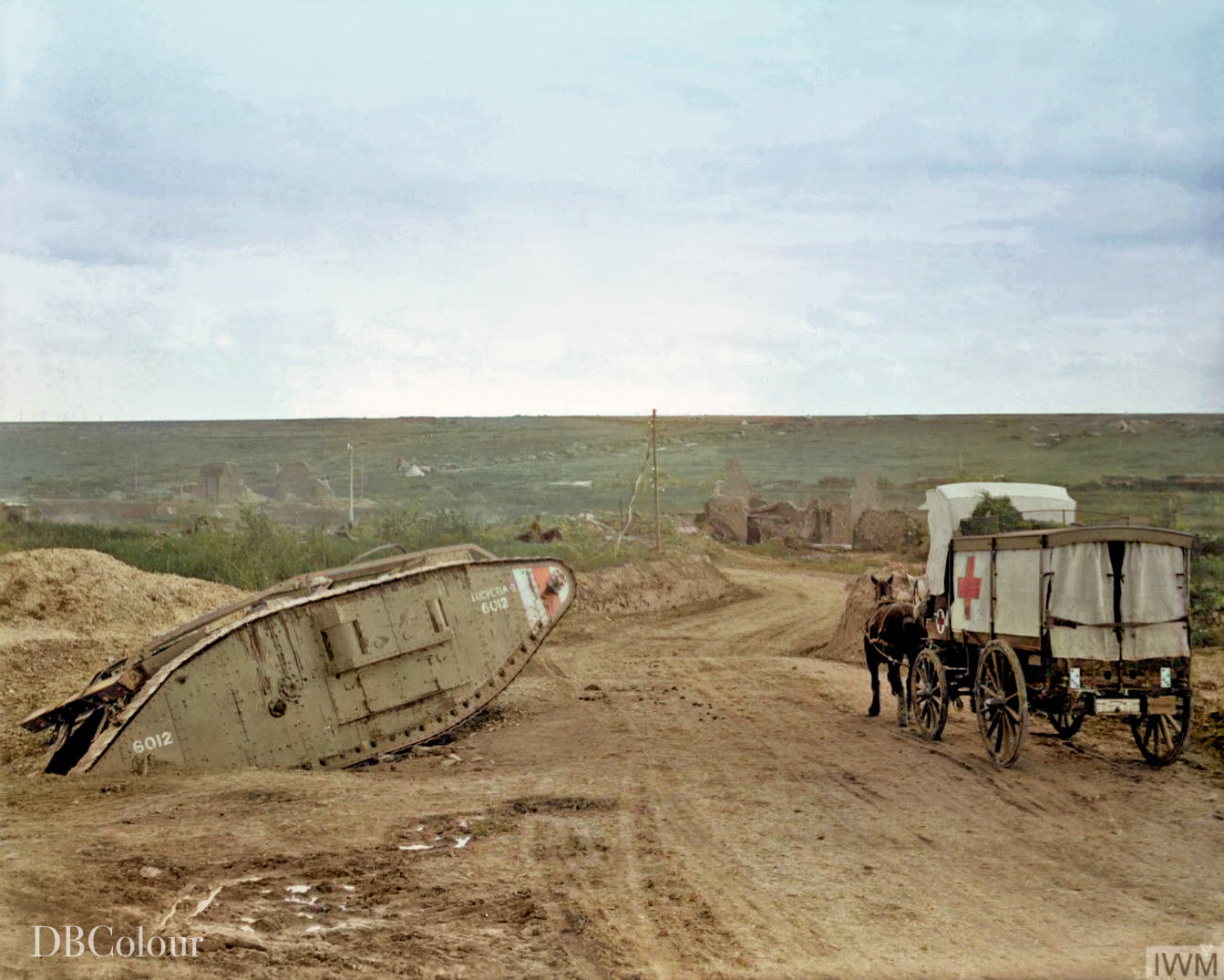 WW1 Colourised Photos - Saint Chamond Char capured by the Germans. On ...