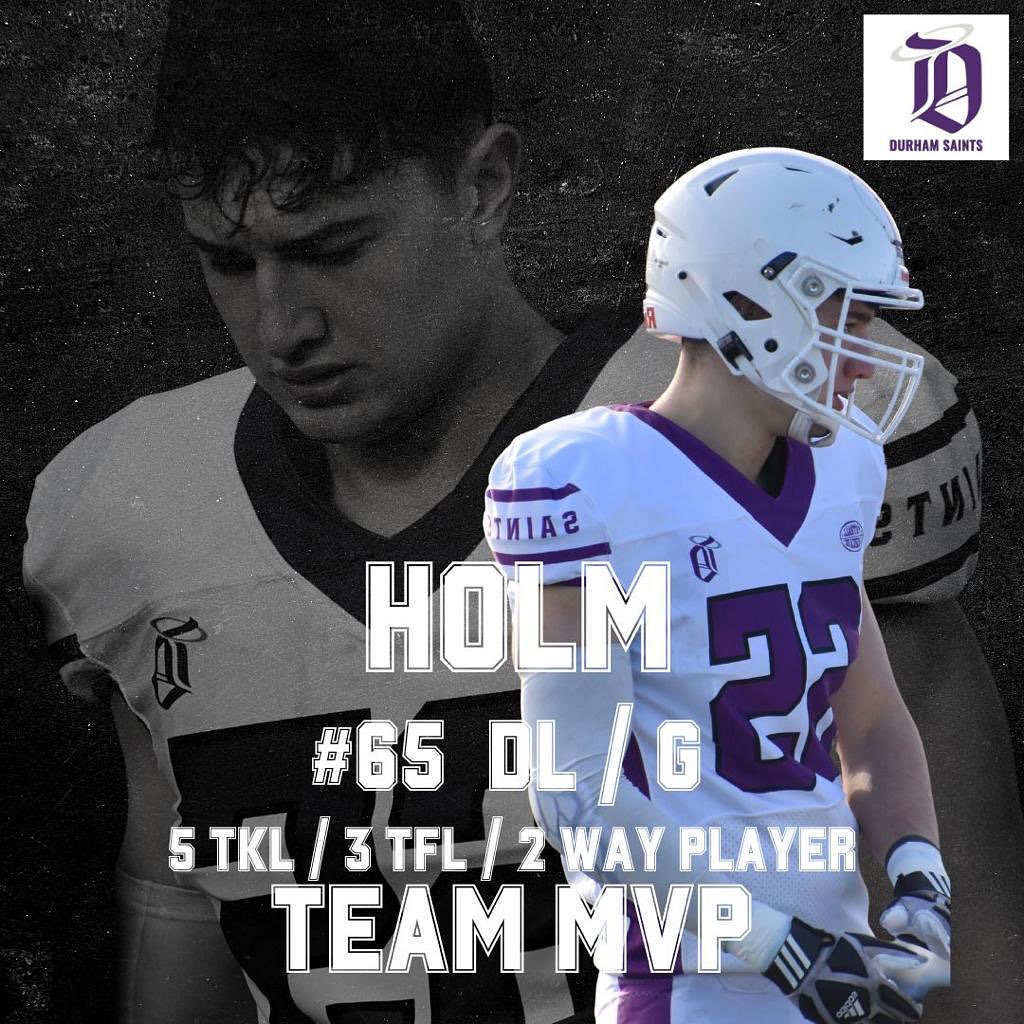 🟪⬜️MVPS vs LOUGHBOROUGH... - Durham Saints American Football | Facebook