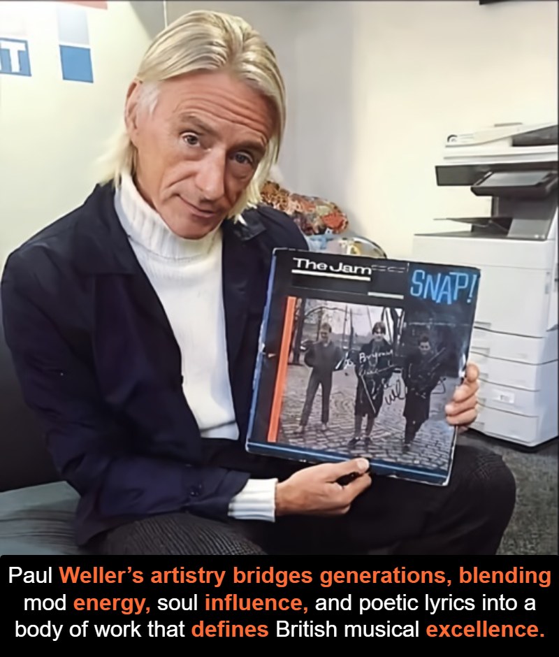 The original mod farther Paul Weller and the jam