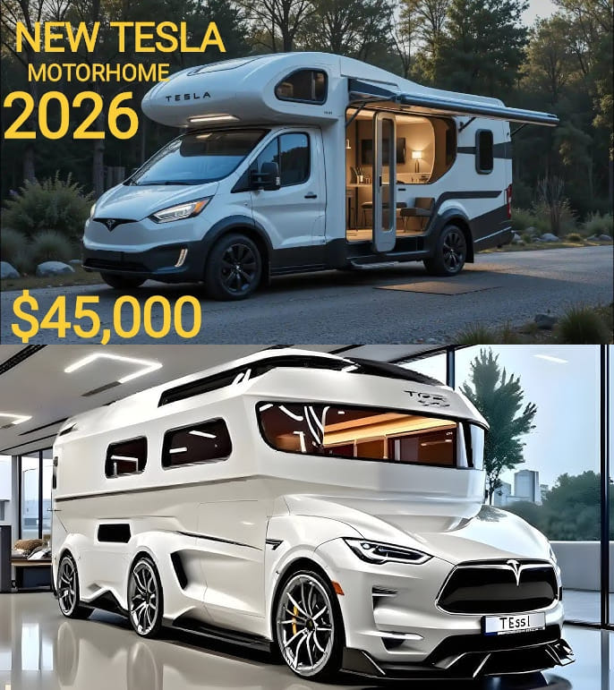 Modern Guardian - “2026 Tesla CyberVan Motorhome Review |... | Facebook