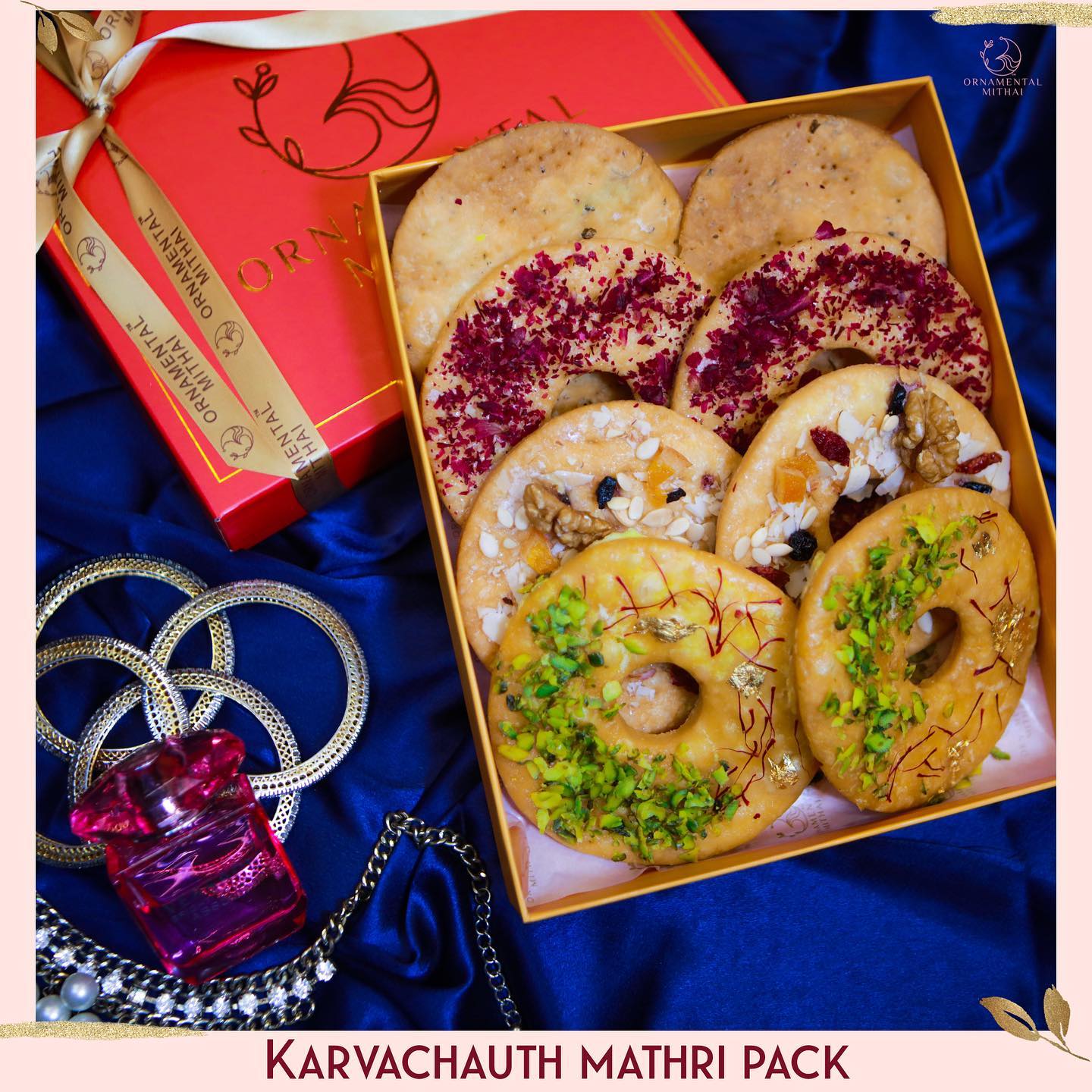 The Ornamental Mathri Pack is heaven... - Ornamental Mithai