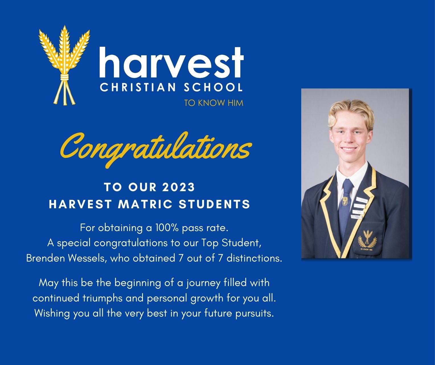 Congratulations to our 2023... - Harvest Christian School | Facebook
